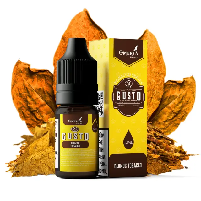 Gusto Blonde Tobacco E-Liquid 10ml - 12mg
