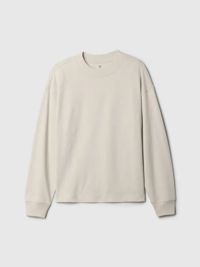 Παιδική Heavyweight Washed Μπλούζα Off White