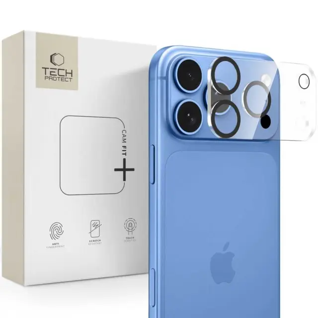 Tech-protect Cam Fit+ Iphone 18 Pro Clear