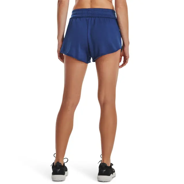 Under Armour Women's Project Rock Terry Shorts Μπλε 1377448-471 (Under Armour) - XSmall 2