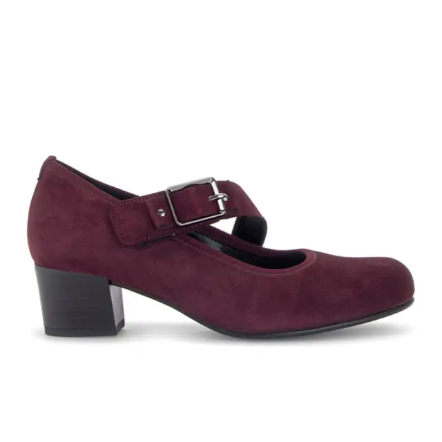 Gabor Μπαρέτες Γυναικείο δέρμα Nubuck Μπορντώ GAB/301301 006-MULBERRY - 40