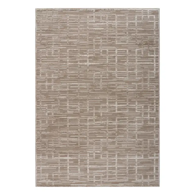 Χαλί 160x230 Beauty Home Serena Art 9836 Μπεζ-Γκρι P.P.Heat Set-Shrink Polyester
