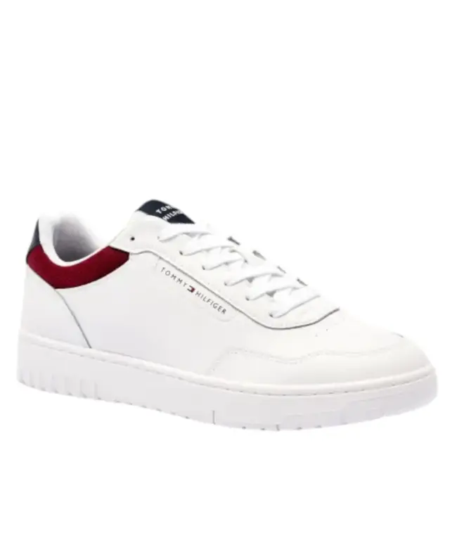 Tommy Hilfiger - Ανδρικά Sneakers Th Basket Core Lth FM0FM05629-0GZ Λευκό - 40