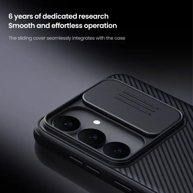 Nillkin CamShield PRO Case for Samsung Galaxy S25 FE Black 3