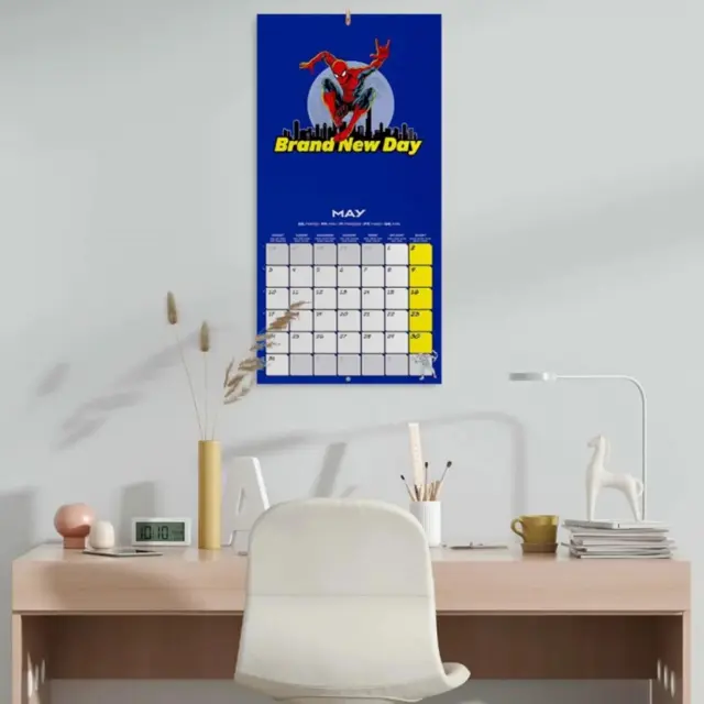 HMEΡΟΛΟΓΙΟ ΤΟΙΧΟΥ MARVEL SPIDERMAN 2027 30X30 CALENDAR CP27014 3