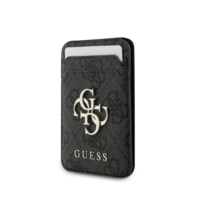 Guess 4G Metal Logo MagSafe Cardslot Stand Black 2