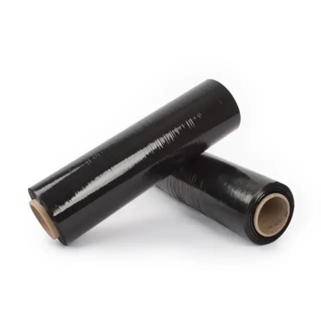 STRETCH FILM ΜΑΥΡΟ 50cm 23mic (1.6kg) ΚΑΘΑΡΟ 1,3kgr