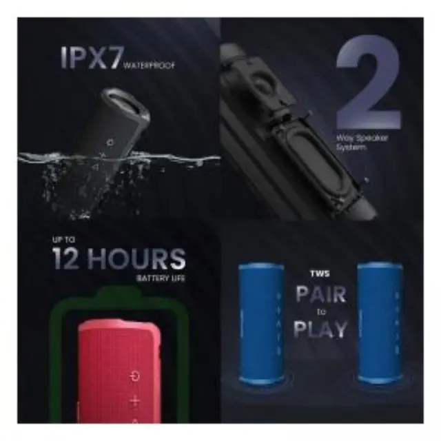 Φορητό Ηχείο Bluetooth HiFuture Ripple 30W Μαύρο N66689 3