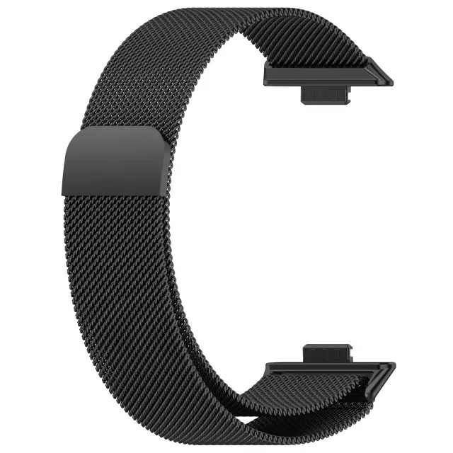 Techsuit - Watchband (W009) - Huawei Watch Fit 3 / Fit 4 / Fit 4 Pro / Fit 5 / Fit 5 Pro - Black 2
