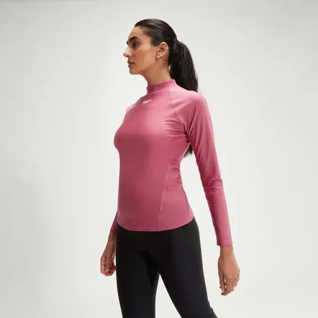 Speedo Women's Long Sleeve Rash UV Protection Top Φούξια 81319016558 (Speedo) 3