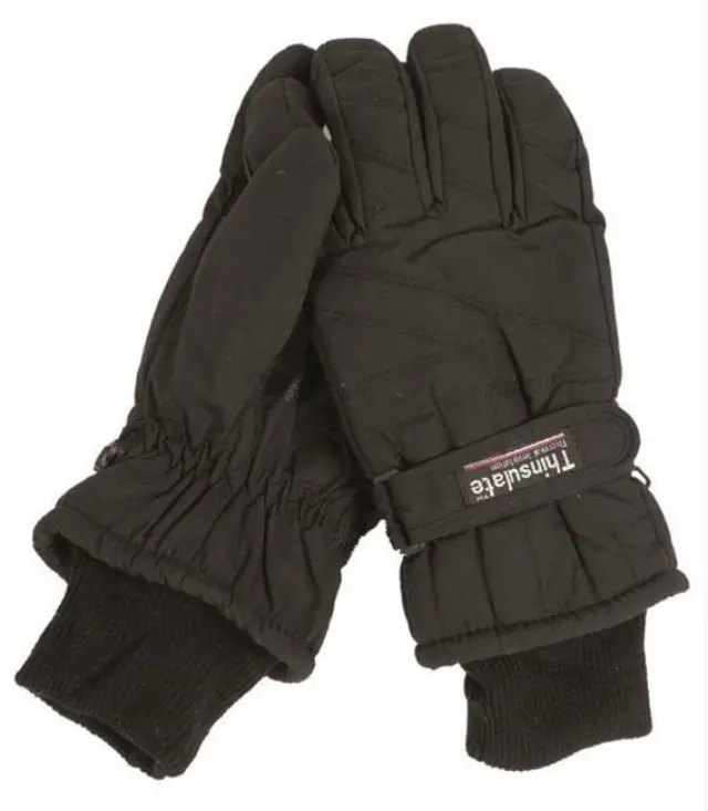Mil-tec Black Thinsulate™ Gloves- Χειμερινά Γάντια - 01-Black-Μαύρο