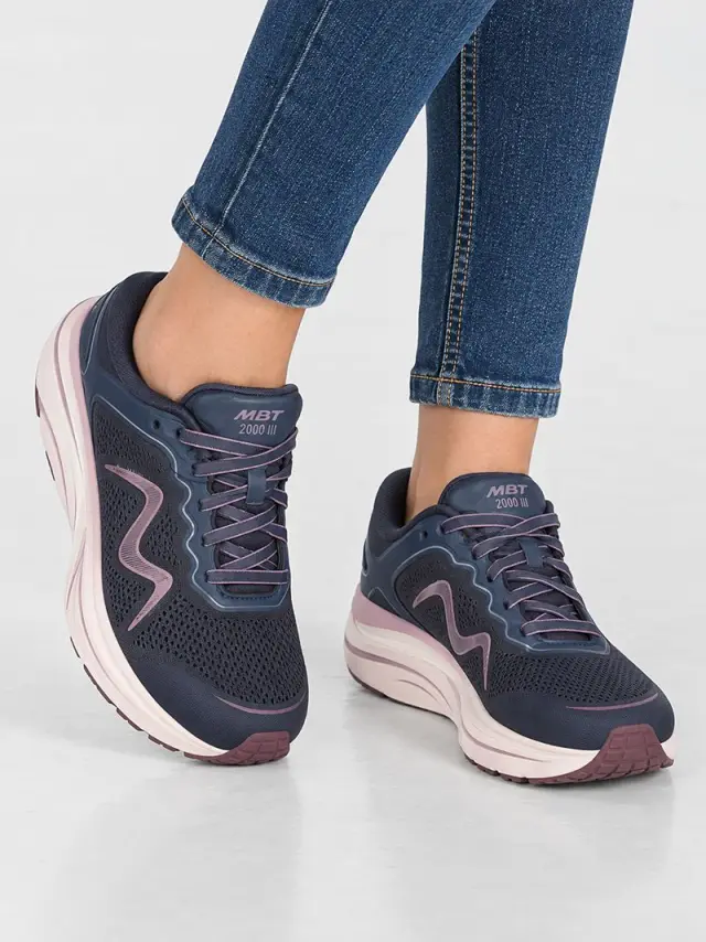 MBT Sneakers Γυναικείο ύφασμα Μπλέ MBT/703479 BLUE/MAUVE 2