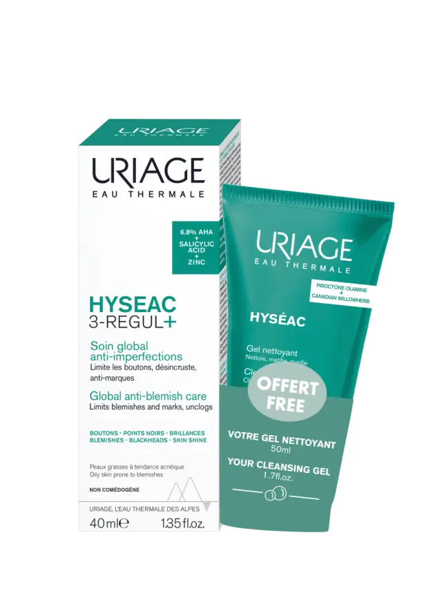 Uriage PROMO HYSEAC 3-REGUL + GEL NETTOYANT 50ML - ΝΈΟ