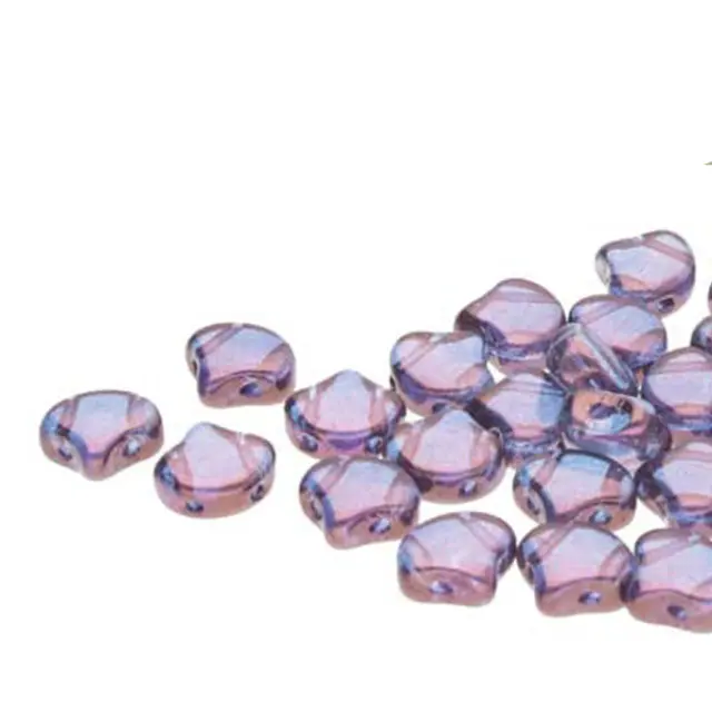 Χάντρα Matubo Ginko 7.5mm - Luster Transparent Amethyst ~10gr
