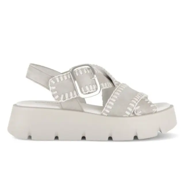Gabor Πέδιλα Γυναικείο δέρμα Nubuck Γκρί GAB/84751 12-PUDER - 40,5