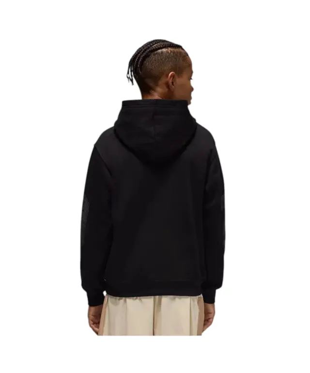 Jordan - Παιδική Μπλούζα Φούτερ με Κουκούλα Jumpman French Terry 95F099-023 Μαύρο 2