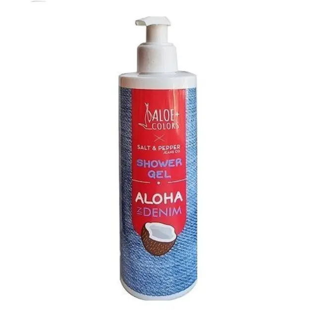 Aloe+ Colors Aloha In Denim Shower Gel Αφρόλουτρο με Έλαιο Καρύδας, 250ml