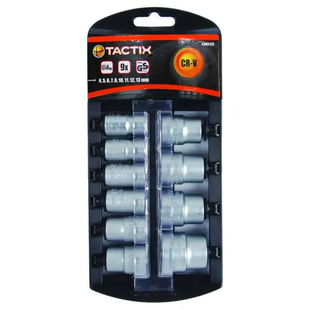 ΣΕΤ ΚΑΡΥΔΑΚΙΑ TACTIX ΣΕ ΒΑΣΗ CR-V 1/2 10-24mm