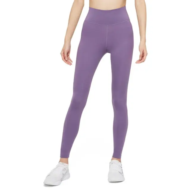 Nike One Mid-Rise Leggings (DD0252-574) - Μώβ - M