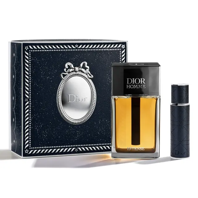 Dior Homme Intense 100ml Set - Limited Edition Eau De Parfum Intense And Travel Spray