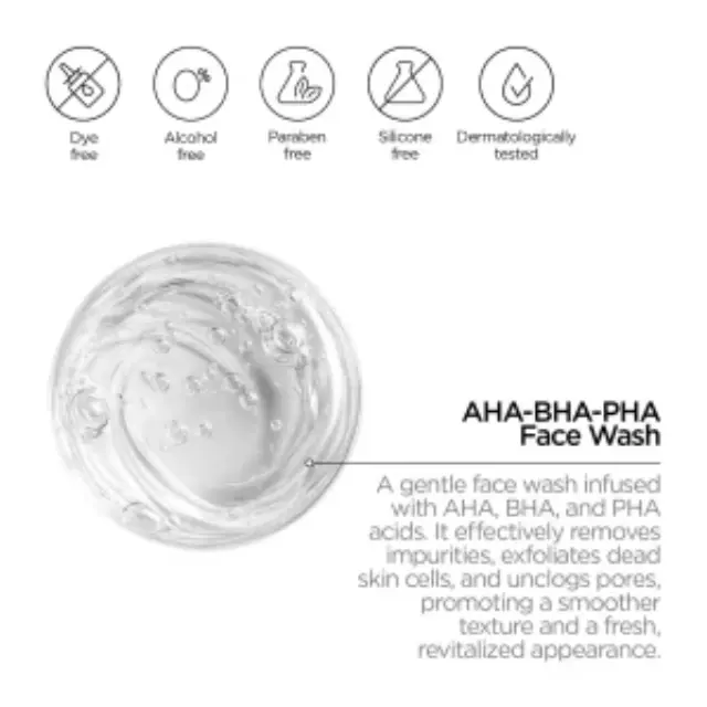 REVOX B77 Zitcare® AHA BHA PHA Face Wash 250ml 3