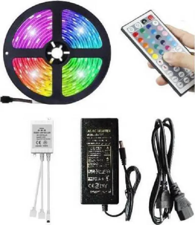 Ταινία LED 5m RGB με τροφοδοτικό 12V IP65 SMD5050 SPOTLIGHT 5196 2