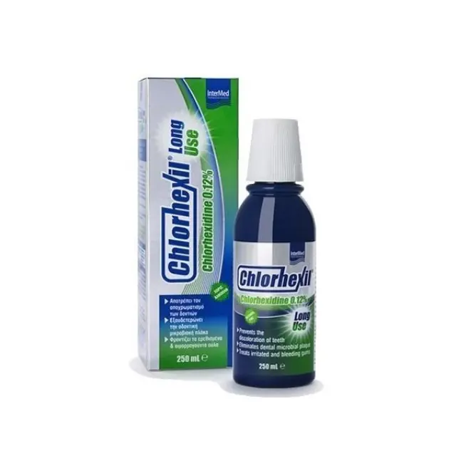 Intermed | Chlorhexil 0.12% Mouthwash Long Use | Στοματικό Διάλυμα για Αντιμικροβιακή Προστασία |250ml