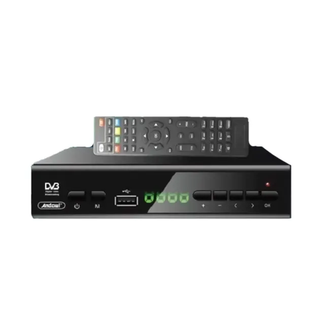 Andowl Αποκωδικοποιητής 4K ULTRA HD DV3 H.265 σε Μαύρο Χρώμα Q-DV800