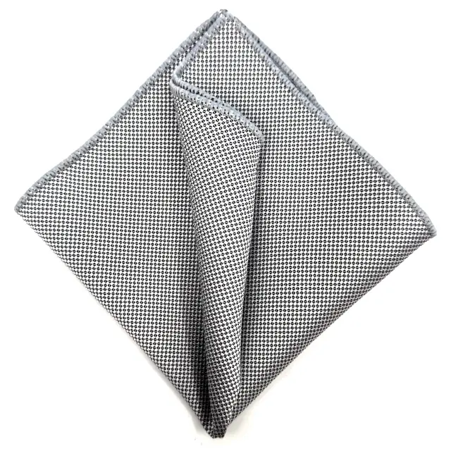 Γκρί Ασημί Μαντήλι Ύφασμα Oxford 25*25