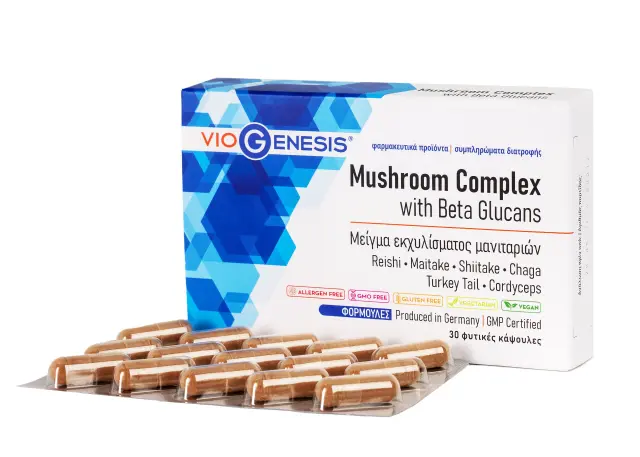 VioGenesis | Mushroom Complex with Beta Glucans | 30 caps 2