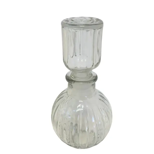 Kαράφα Γυάλινη Διάφανη 100ml 6.6x13.6cm