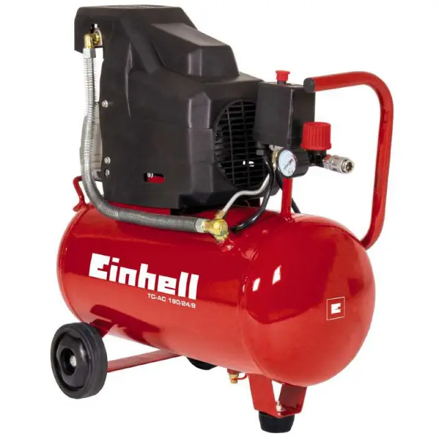 Einhell TC-AC 190/24/8 - Κομπρεσέρ Αέρος με Ισχύ 2hp και Αεροφυλάκιο 24lt (4007325) 2