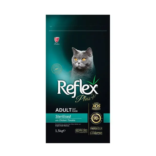 Reflex Plus Adult Sterilised Ξηρά Τροφή Στειρωμένης Γάτας με Κοτόπουλο 1.5kg