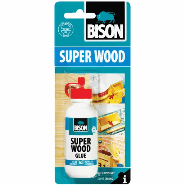 Bison Super Wood Glue D3 Ξυλόκολλα Λευκή 75ml/ 66273 (Bison)