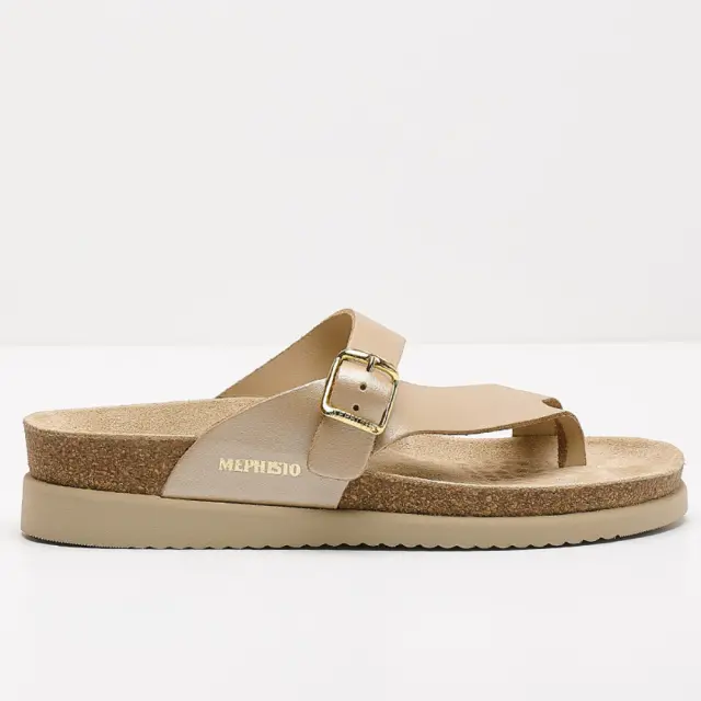 Mephisto Σαγιονάρες Γυναικείο δέρμα Μπεζ MEP/HELEN PLATINUM 27653