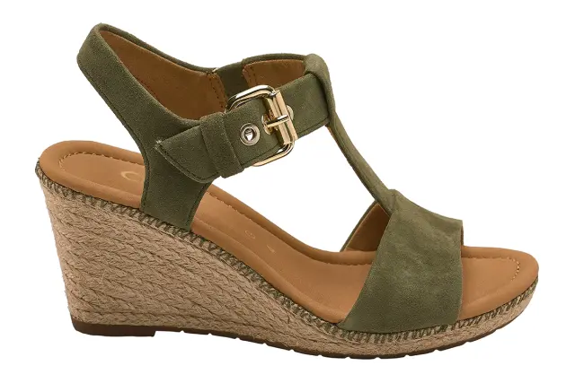 Gabor Πλατφόρμες Γυναικείο δέρμα Nubuck Πράσινο GAB/62824 34-OLIVE 3