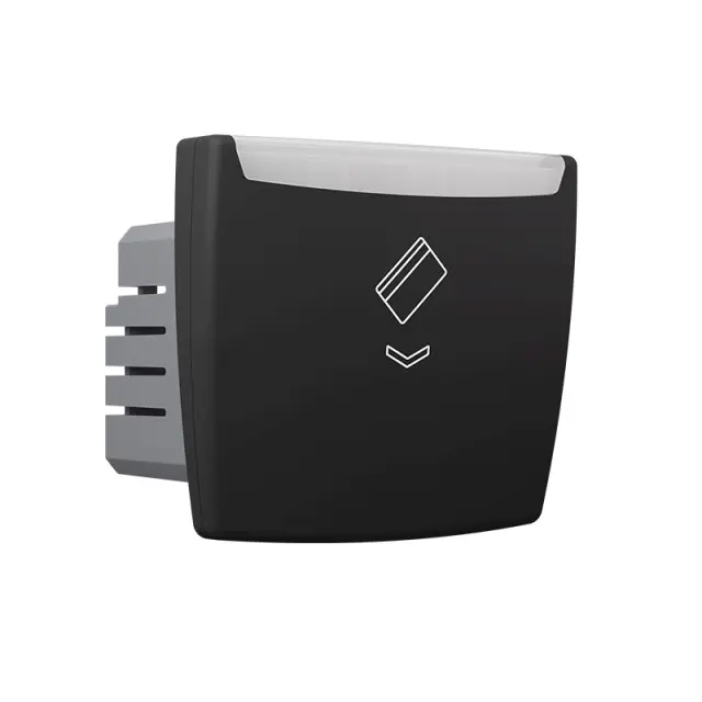 MODYS ΜΗΧΑΝΙΚΟΣ ΚΑΡΤΟΔΙΑΚΟΠΤΗΣ 220V 10Α ΜΑΥΡΟ ΜΑΤ IP20 / 10101412381