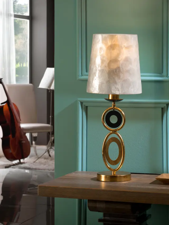 EDEN GOLD TABLE LAMP 1L φωτιστικό επιτραπέζιο Χρυσό