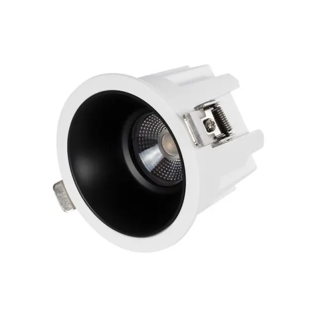 Χωνευτό LED Downlight 12W 4500K 1380lm IP65 GLOBOSTAR DUSTY 60340 Άσπρο Άσπρο/Μαύρο Μαύρο