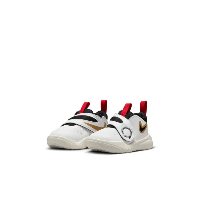 Nike Team Hustle D 11 (TD) (DV8995-104) - Λευκό-Χρυσό 2