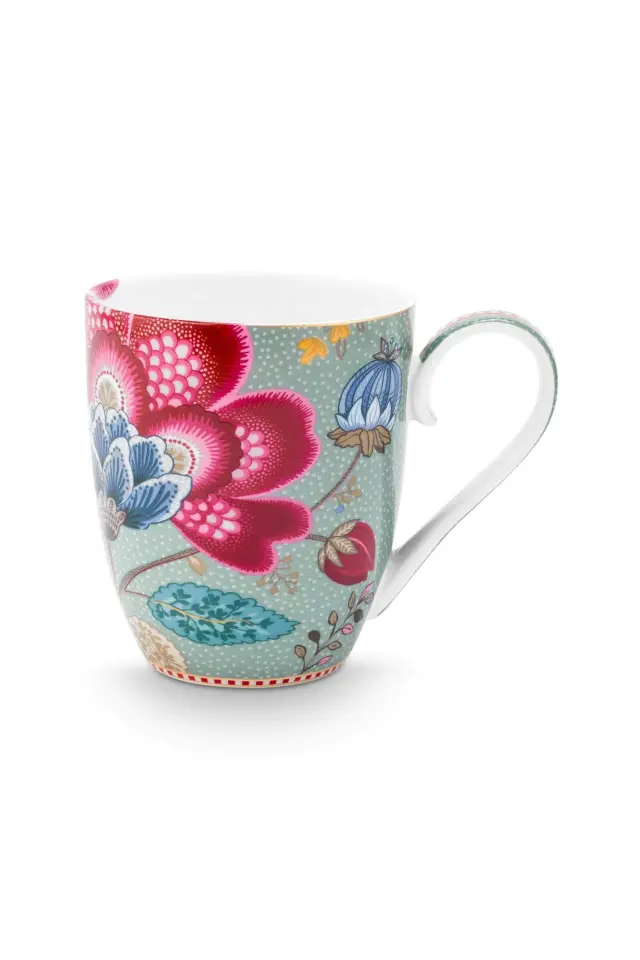 PIP STUDIO - ΠΟΡΣΕΛΑΝΙΝΗ ΚΟΥΠΑ XL BLOOMING TALES BLUE 450ml - One size