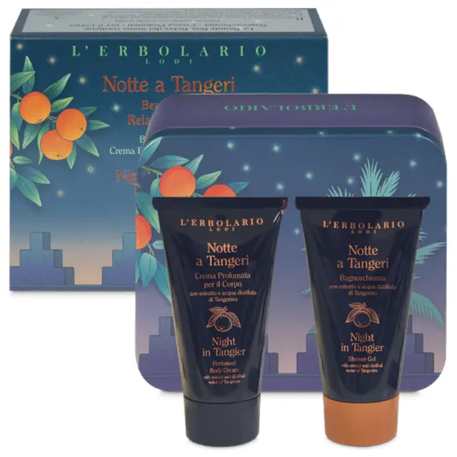L’ Erbolario Notte A Tangeri Relax the Senses – Beauty Box Χαλάρωσης των Αισθήσεων με Αφρόλουτρο 75ml + Αρωματική κρέμα Σώματος
