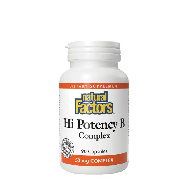 Natural Factors Hi Potency B Complex 90 Capsules