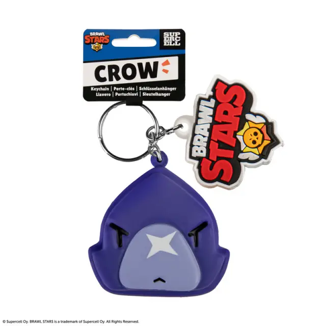 Μπρελόκ Squishy Keychain Crow Brawl Stars 3