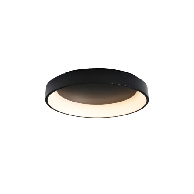 AcaLight Offer NETTO ΦΩΤΙΣΤΙΚΟ ΟΡΟΦΗΣ ΜΑΥΡΟ ΜΑΤ ΜΕΤΑΛΛΙΚΟ LED 80W 3000K 4100Lm IP20 Φ780Χ140MM