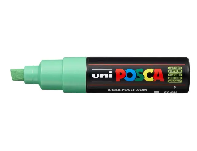 Μαρκαδόρος Σχεδίου Uni Posca PC-8K με πάχος μύτης 8.0mm - Light GreenPC-8K(E) - AN-ΠPAΣ