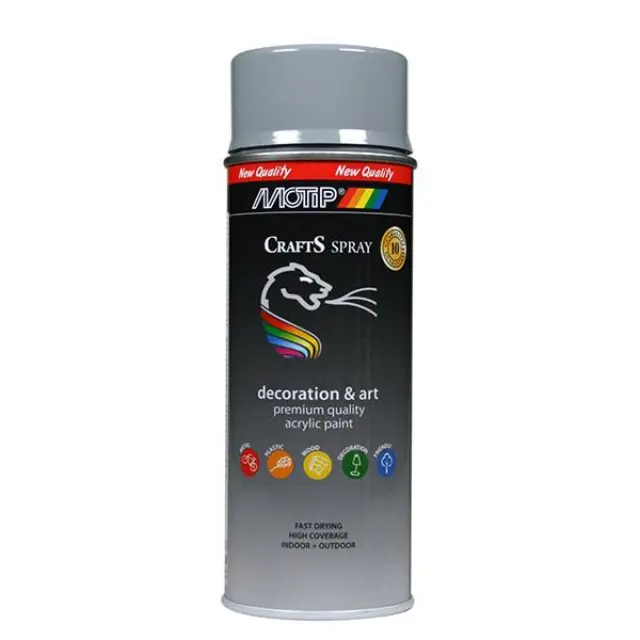 Spray Motip Crafts 696091 RAL 7001