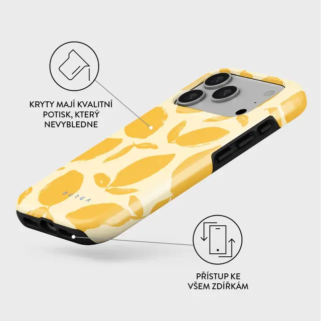 Burga Tough Magsafe Case, Lemon Tart - iPhone 17 Pro 3