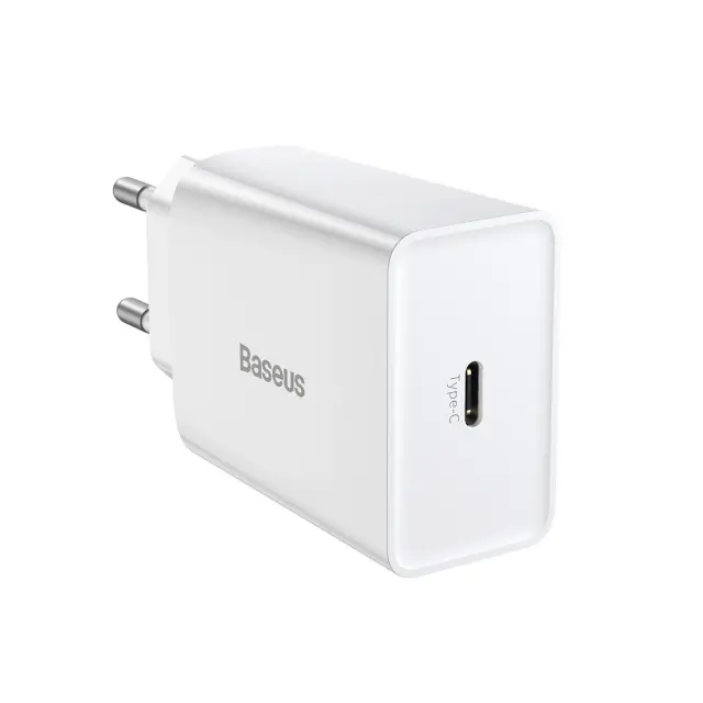 Baseus Speed Mini Quick Charger, USB-C, PD, 3A, 20W white (CCFS-SN02) 2