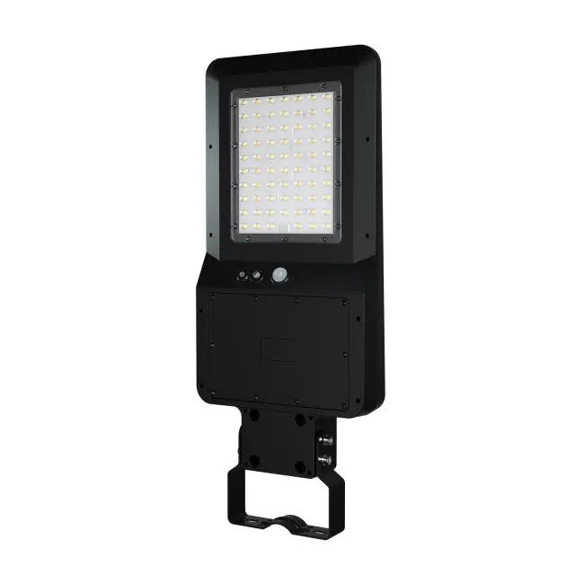ΗΛΙΑΚΟ ΦΩΤΙΣΤΙΚΟ ΟΔΙΚΟΥ ΔΙΚΤΥΟΥ LED SMD ACA ORVAN40CCT ΜΑΥΡΟ 40W 3000K/4000K/6500K 6000LM 3CCT PIR IP65 / ORVAN40CCT